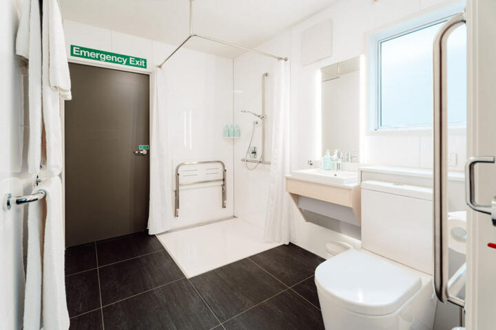 Accessible Rooms: Door Widths, Turning Radius and Showers